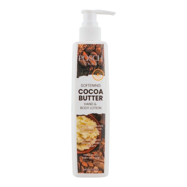 Posch Care Softening Cocoa Butter Hand & Body Lotion, For Dry To Very Dry Skin – 230ml