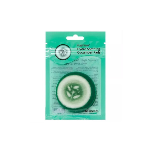 Purederm Hydro Soothing Cucumber Cleaning Pad – 10 Sheets