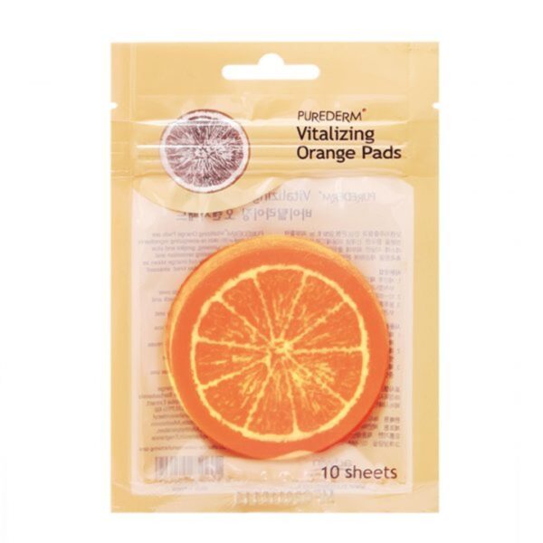 Purederm Vitalizing Orange Pads – 10 Sheets