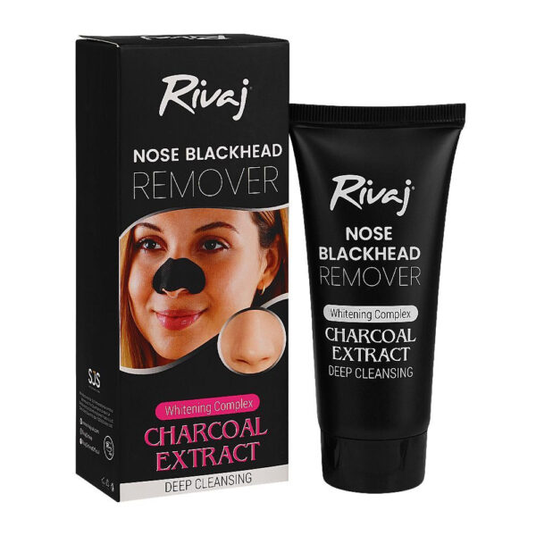 Rivaj Nose Blackhead Remover Whitening Complex Charcoal Mask 50ml