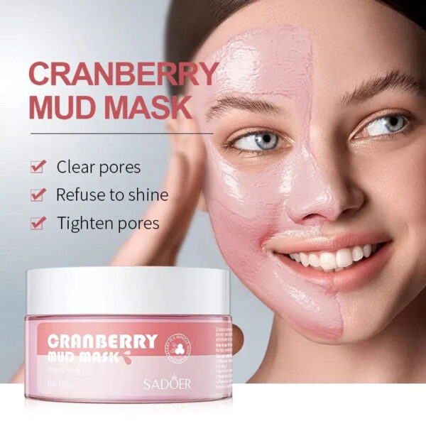 Sadoer Purifying Clay Granberry Mud Mask – 100ml