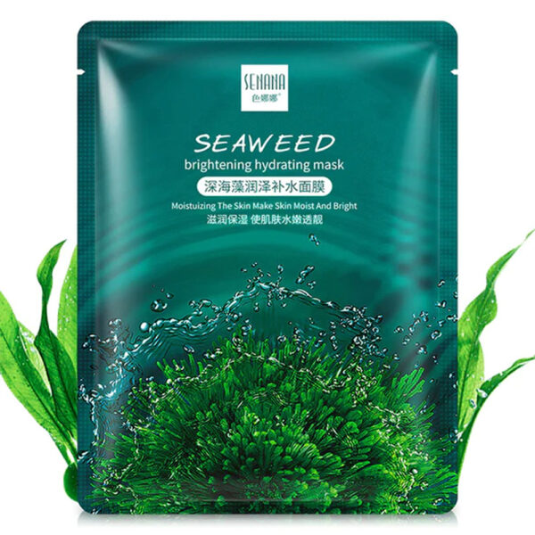 Senana Seaweed Brightening Face Sheet Mask To Nourish And Brighten Skin