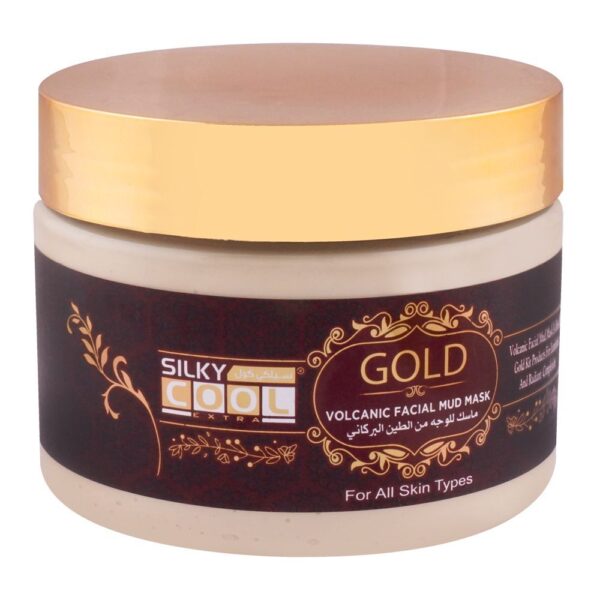 Silky Cool Gold Volcanic Facial Mud Mask – 350ml