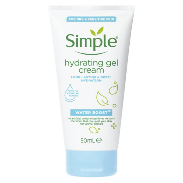 Simple Waterboost Hydrating Gel Long Lasting & Deep Hydration 50ml