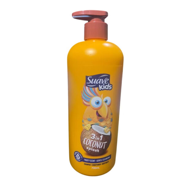 Suave Kids 3-in-1 Coconut Splash Shampoo + Conditioner + Body Wash 700ml
