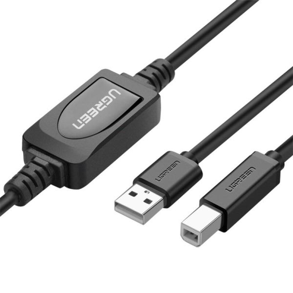 Ugreen USB 2.0 A Male to B Male Active Printer Cable