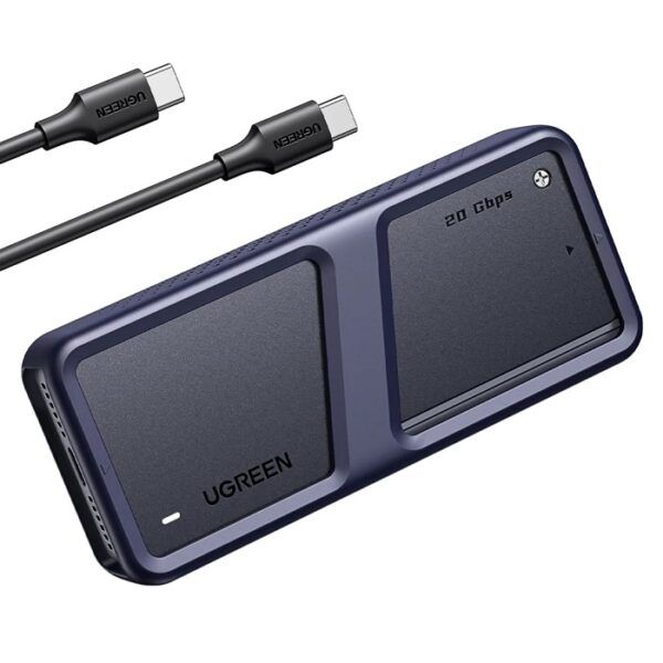 Ugreen 20Gbps M.2 NVMe SSD Enclosure – 25573
