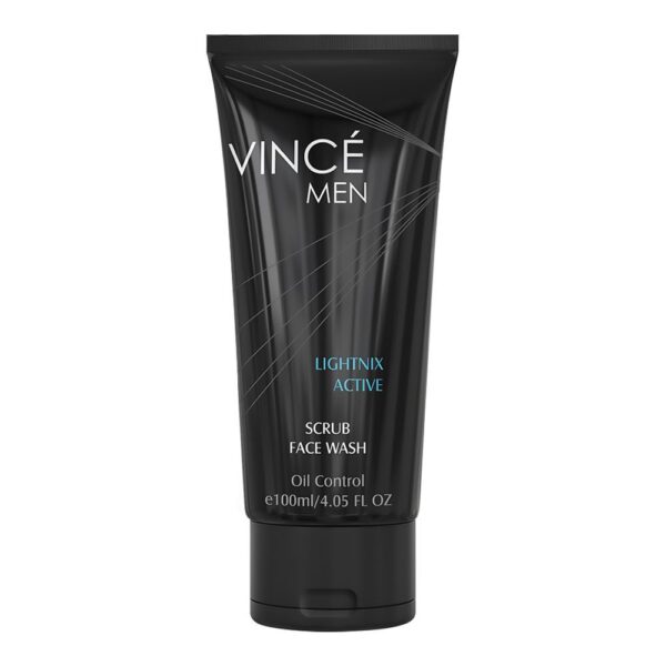 Vince Men Lightnix Active Scrub Face Wash, Oil Control – 100ml