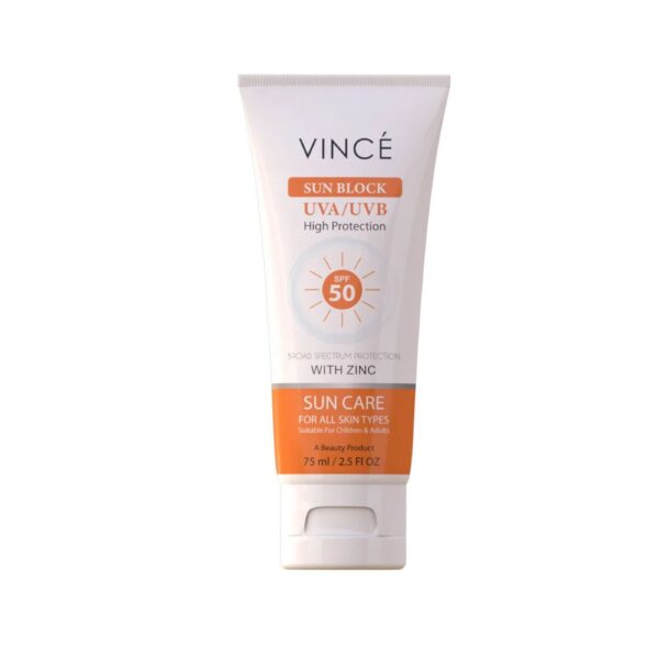 Vince Sun Block SPF 50 – 75ml