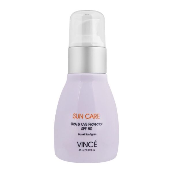 Vince Suncare UVA & UVB Protector, SPF 50 – 80ml