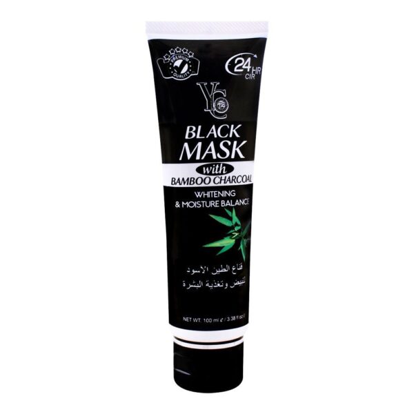 YC Black Mask With Bamboo Charcoal – 100ml