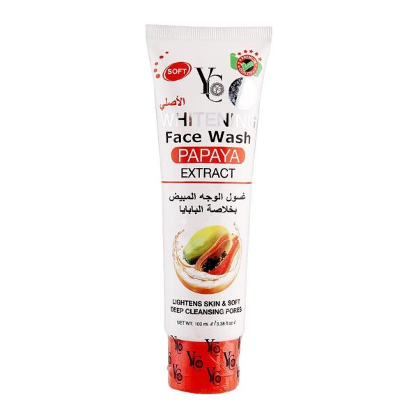 YC Whitening Papaya Extract Face Wash – 100ml