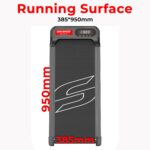 Sparnod Fitness STH-3002 Home Use Walking Pad & Treadmill | Compact, Ultra-Slim, Ready to Use | Shock Absorption | LED Display | Manual Incline | 100 Kg Capacity - Image 9