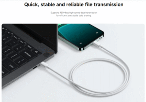 Xiaomi 3A Braided USB-C to USB-C Cable (1m) - Image 5