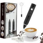 Rechargeable handheld mixer for coffee and cooking applications
