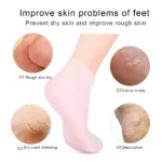 Silicone Jelly Socks | Ultra-Moisturizing Gel Foot Care & Spa Therapy | Without Box - Image 3