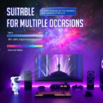 Astronaut Star Projector Night Light | Bring the Galaxy to Your Room | LED Nebula & Starry Sky Projection - Image 6
