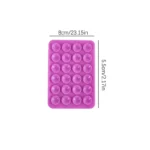 Stick & Grip Suction Cup Phone Holder | Reusable Silicone Pad | Random Color