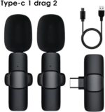 K9 Dual Wireless Lavalier Microphone | Plug & Play USB Type-C | Mic with Auto Sync & Noise Reduction - Image 7