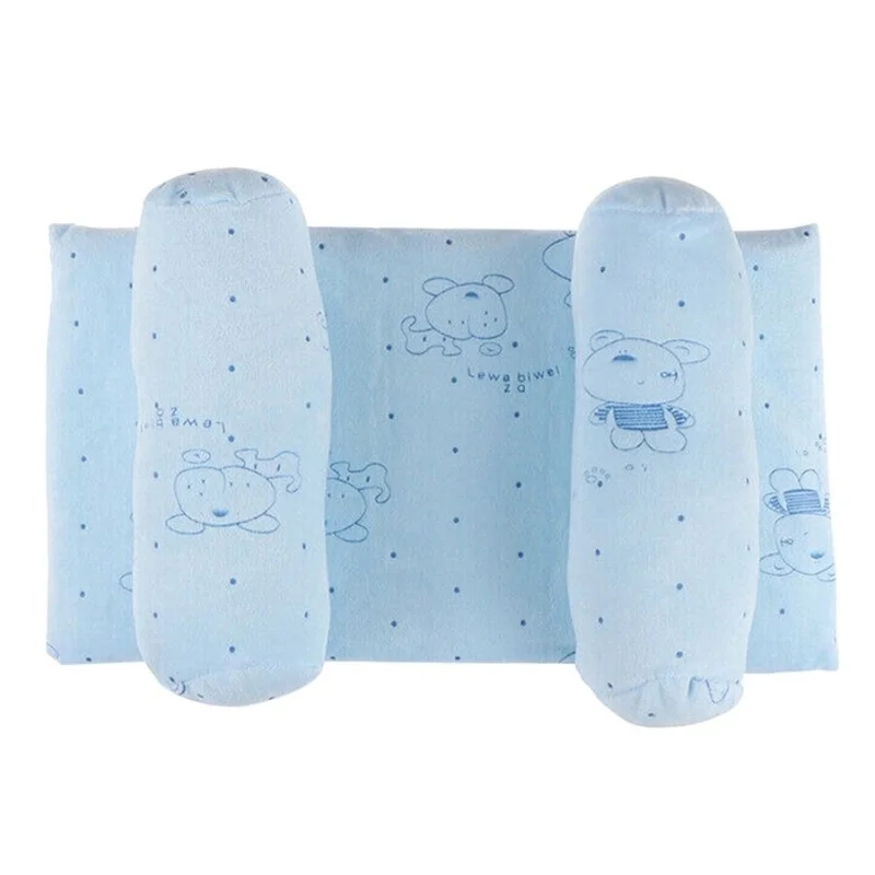5_1754931835.webp Soft Breathable Baby Pillow | Newborn Head Shaping Cushion for Flat Head Prevention - Image 1