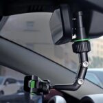 Universal Car Rearview Mirror Phone Holder | Hands-Free Adjustable Mount for Smartphones & GPS - Image 3