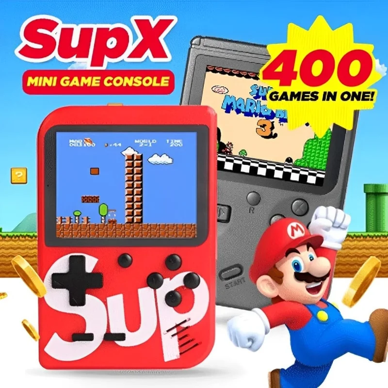 6_1754927171.webp SUP Game Box Portable Console | 400 Classic Games in 1 Entertainment Device - Image 1