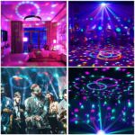 LED Disco Party Lights Crystal Magic Ball 3W RGB | Colorful Projection Lamp for Parties & Events - Image 2