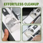 Side view of Brava Spring Vegetable Slicer compact design