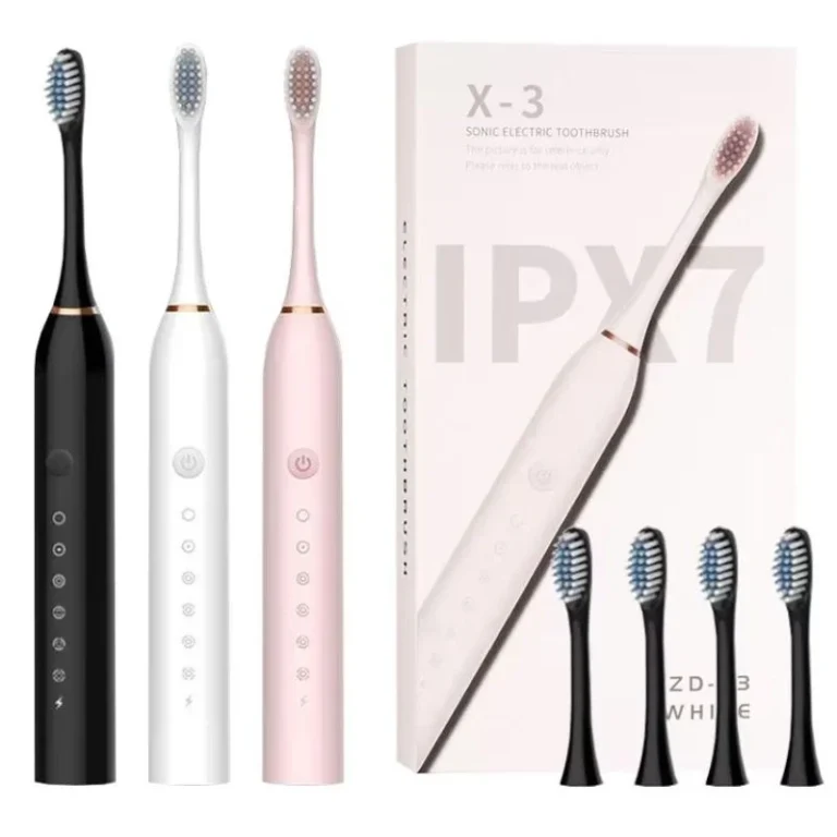 X3 Sonic Electric Toothbrush handle close-up