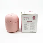 Portable USB humidifier with aromatherapy and LED light