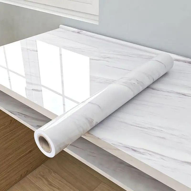 He3c1be10ce0a415a981ff18b2d28c369M_1730195948.webp White and grey marble sheet sticker on kitchen cabinet