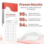 DermaSmooth Skin Tag Remover Patch |  Fast, Safe & Painless Skin Tag & Mole Removal | Nano-Microneedle Technology | 72 Patches - Image 2