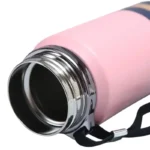 800ml digital smart vacuum water bottle front view