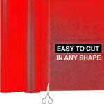 Anti-Slip Fridge & Shelf Mat | Waterproof Washable Liner for Kitchen Drawers Cabinets | Red - Image 5