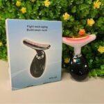3-in-1 Rechargeable Face & Neck Massager | Red Light Therapy & Microcurrent Anti-Wrinkle Device