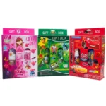 Cartoon-themed kids lunch box open showing compartments