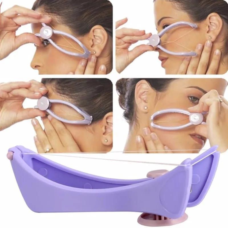 Sipne eyebrow threading tool in use for precise eyebrow shaping