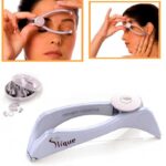 Close-up of Sipne facial hair threading device showing threading mechanism
