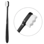 Black nano toothbrush with travel case packaging
