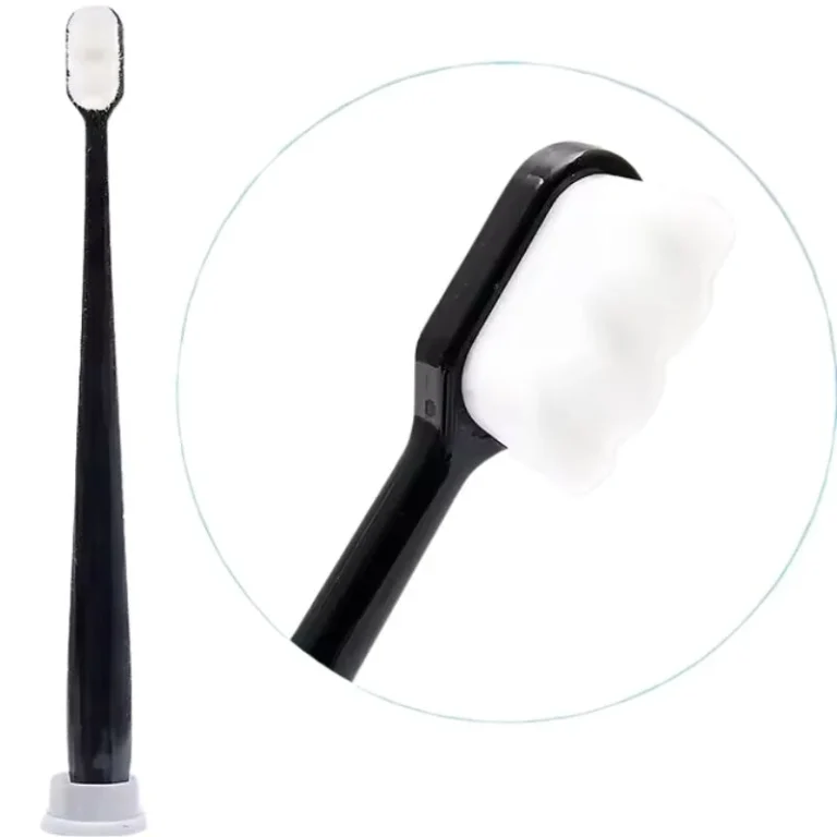 Black ORAL MAX nano toothbrush front view