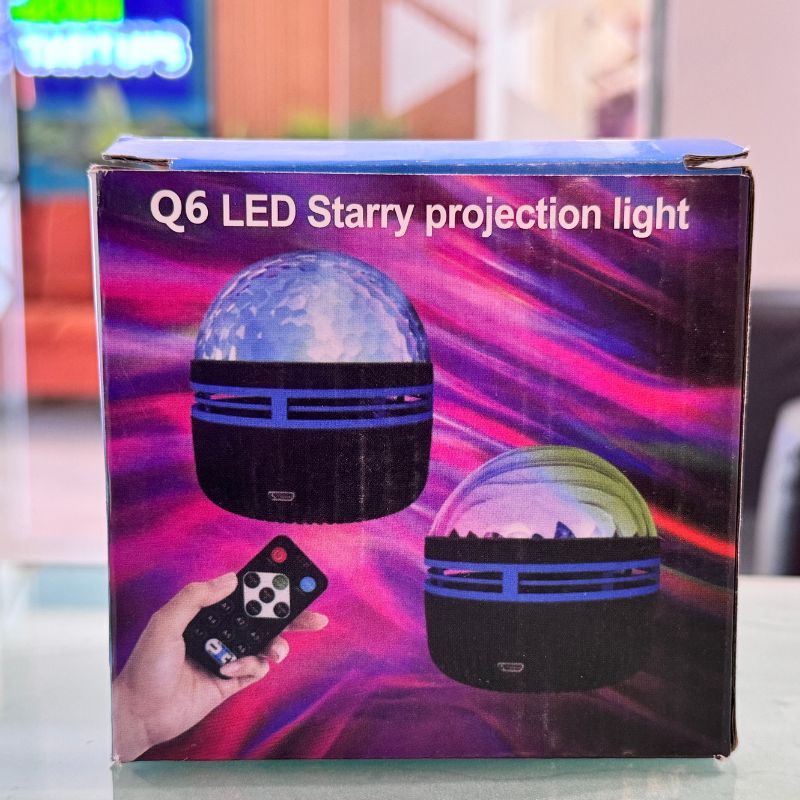 Untitleddesign_1740157367.jpg Q6 Mini LED Starry Projection Light with Remote Control | USB Galaxy Night Lamp - Image 1