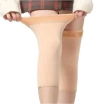 Unisex Wool Knee Warmers Pair |  Warm Elastic Fit, Plain design | Winter Wear for Men & Women | Random Colors - Image 7