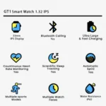 GT1 Smartwatch | Bluetooth Calling | Full Touch Display | Android & iOS Compatible - Image 2