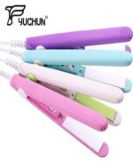 Mini Portable Ceramic Hair Straightener & Curler | Frizz-Free Smooth Hair | Random Color - Image 6