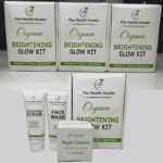 Brightening Glow Kit by The Health Healer | Face Wash, Scrub & Night Cream Set - Image 4