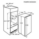 AEG ABB8121VNF 122cm Integrated In Column Frost Free Freezer - Image 2