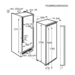 AEG ABK818E6NC 177cm Series 7000 Integrated In Column Frost Free Freezer - Image 4