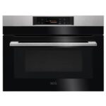 AEG KMK768080M 60cm Series 8000 Built In Combi Microwave For Tall Housing – STAINLESS STEEL