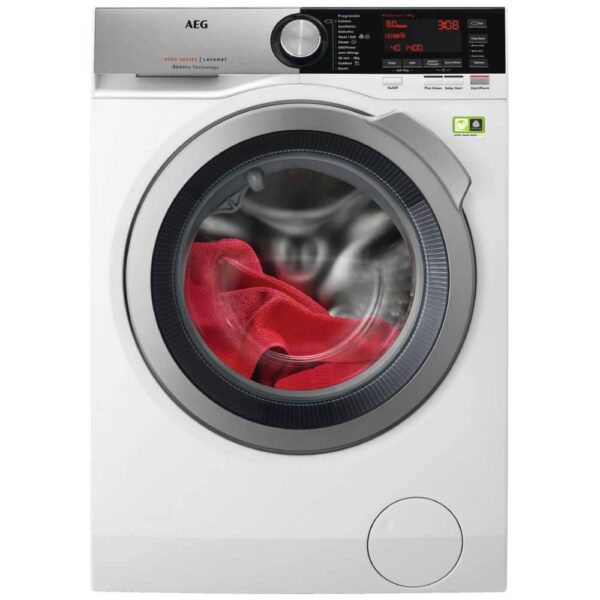 AEG L8FEC866R 8kg OKO Steam Washing Machine 1600rpm 8000 Series – WHITE