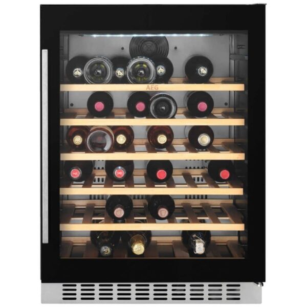 AEG SWE66001DG-EX DISPLAY 60cm Integrated Undercounter Wine Cooler – BLACK